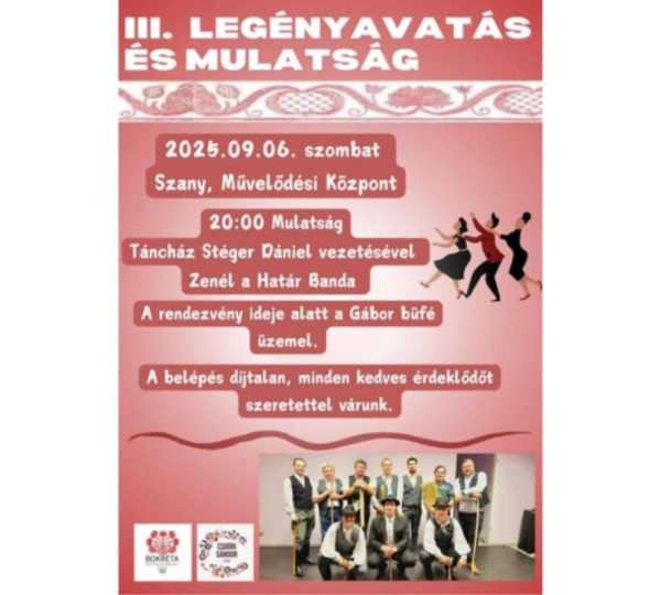 III. Legényavatás és Mulatság