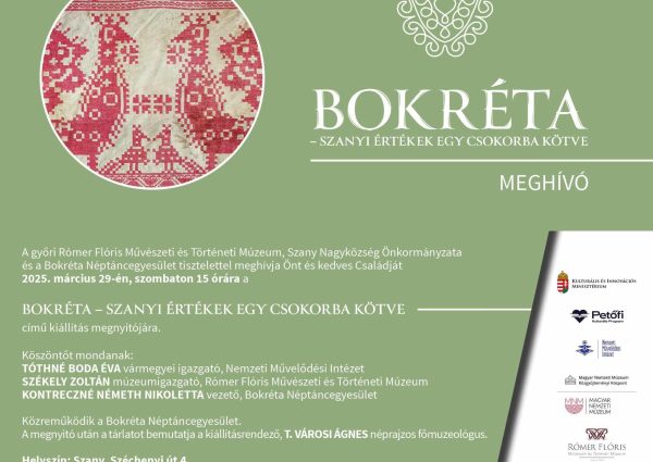 SZANYI ÉRTÉKEK EGY CSOKORBA KÖTVE – Meghívó