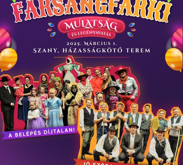 Farsangfarki mulatság és legényavatás