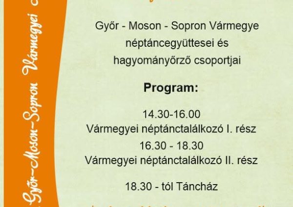Néptánctalálkozó – felhívás